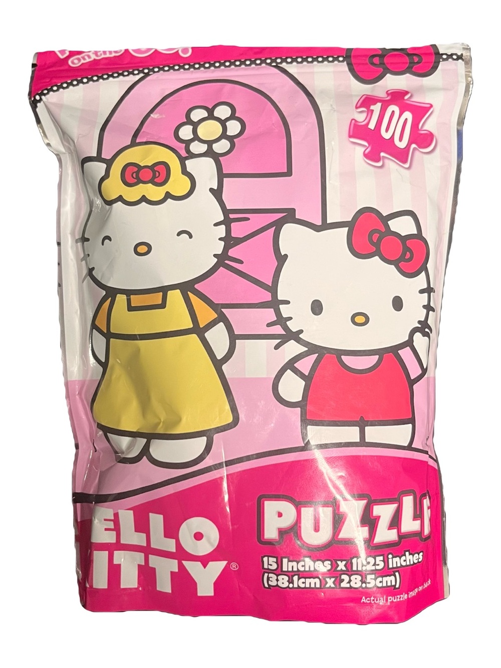 Hello Kitty Pink and Yellow Puzzle Pack - 100 Piece